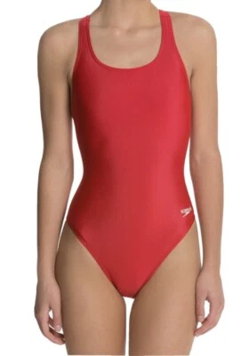 Speedo Girl's Size 4/20 Youth RED Pro LT 1pc Swimsuit ZP-2047 - Image 1 of 2