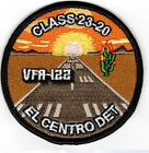 3" NAVY VFA-122 CLASS 23-20 EL CENTRO DET EMBROIDERED PATCH