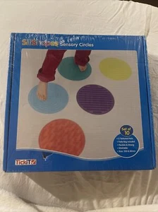 Silishapes Sensory Circles, Set of 10 Silicone Textured Discs (Brand New Sealed) - Picture 1 of 4