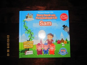 STORY BOOK WITH PERSONALISED CD SAM new - Picture 1 of 2