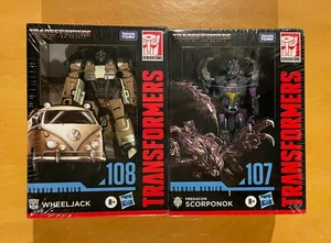 Transformers Rise of the Beast Studio Series 107 Scorponok & 108 Wheeljack LOT - Picture 1 of 8