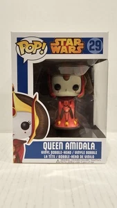Funko Pop! Star Wars Reina Amidala #29 Caja Azul Abovedada *BONITA CAJA* con Protector - Imagen 1 de 6