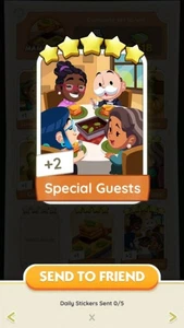 MONO GO 5 STAR STICKER WITH THE NAME OF SPECIAL GUESTS WITH🔥SUPERFAST SENDING🔥 - Picture 1 of 1