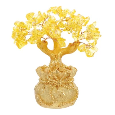  Home Büro Party Dekoration Kristall Geld Baum Handwerk Geld Baum Kleine - Bild 1 von 4
