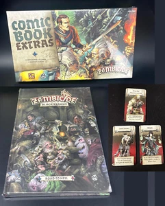 Zombicide Black Plague - Espansione CMON Comics Road To Hell + Carte Morte Bianche - Foto 1 di 12