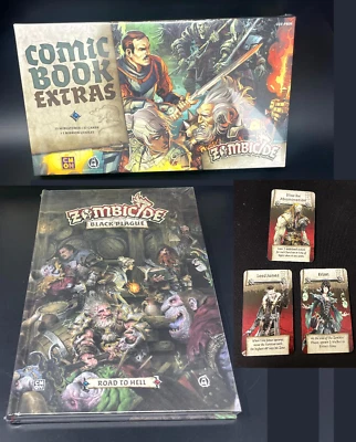 Zombicide Black Plague - Espansione CMON Comics Road To Hell + Carte Morte Bianche - Immagine 1 di 4