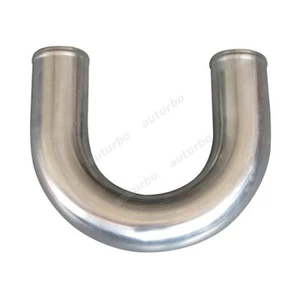 Aluminum Intercooler Intake pipe 2.5" OD 180 deg U Elbow Turbo - Imagen 1 de 1