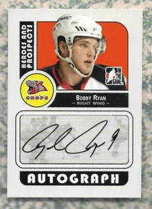 BOBBY RYAN 2008 IN THE GAME ROOKIE RC AUTOGRAPH AUTO CARD #A-BR NHL GREAT! - Picture 1 of 2