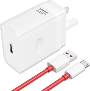 100w Supervooc Charger for Oneplus 13 12 12R 11 10 Pro SuperVooc Warp... - Picture 1 of 7