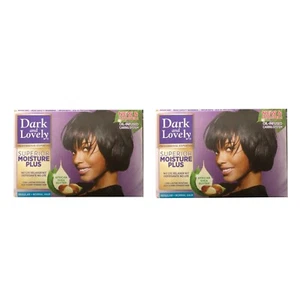 2x Dark and Lovely No-Lye Hair Relaxer Kit Oil-Infused Caring System Reg/Normal - Picture 1 of 2