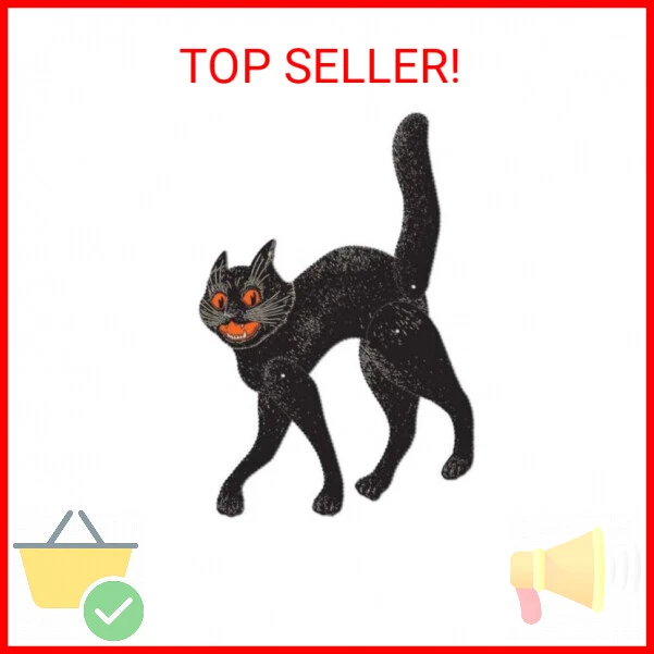 Beistle Jointed Scratch Cat 20-1/2-Inch '01177 - Party Supplies