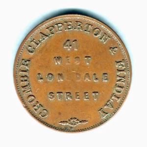 Australia Token. Crombie,Clapperton & Findlay - 1/2d.. Melbourne Vic.. gVF - Imagen 1 de 2