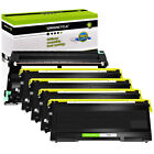 4× Tn350 Toner & 1× Dr350 Drum Set For Brother Intellifax 2820 2910 2920 2850