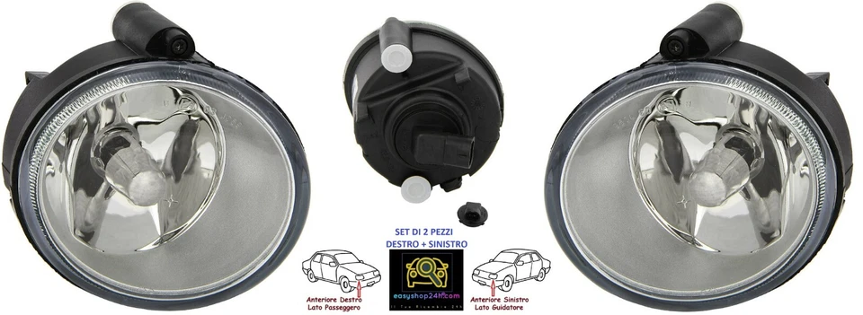 SET 2 FARO FANALE PROIETTORE FENDINEBBIA PER OPEL VIVARO 01 PRIMASTAR TRAFIC 01 - Image 1 of 1