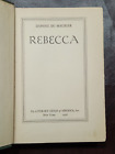 Rebecca By Daphne Du Maurier 1938 Hc First Us Edition 1st Print ~ Scarce Rare