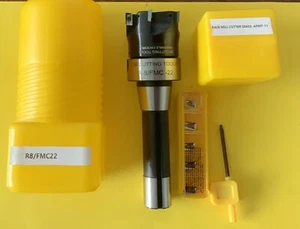 50mm Dia.90*app.indexable Facemill,milling Cutter 5 Teeth,supplied with R/8 . - Picture 1 of 1