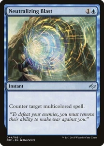 MTG UC REGULAR FRF: FATE REFORGED - NM- NEUTRALIZING BLAST 044/185 - Picture 1 of 1