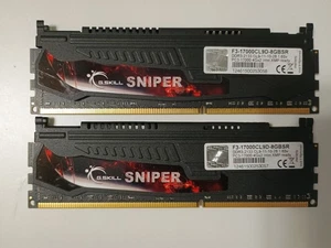 G.skill F3-17000CL9D-8GBSR DDR3-2133MT/s 2x4GB Kit - Picture 1 of 5