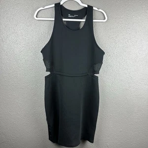 Under Armour schwarzes ärmelloses sportliches Kleid Cutouts, Mesh, Logo Größe M - Bild 1 von 18