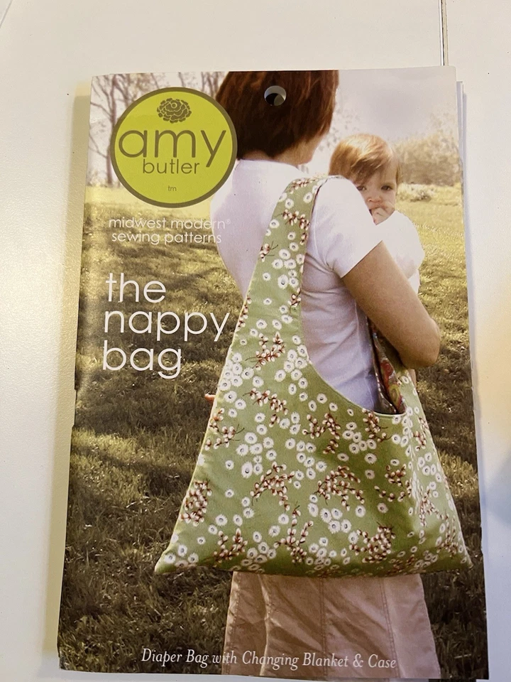 Amy Butler MOM & BABY - THE NAPPY BAG designer DIAPER BAG, CHANGING PAD w/ CASE - Image 1 of 2