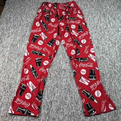 Pijama Coca Cola para Hombres Adultos Pequeño Fondo Rojo Soda Pantalones para Dormir Foto 1 de 4