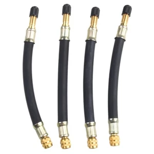Extension Adapters Tyre Valve 150mm Black+Gold Dual Easy Inner And Outer - Picture 1 of 12