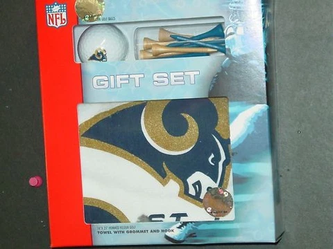 NFL St. Louis Rams Golf Ball, Tees and Towel Set, NEW Cover