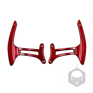 Dry Carbon Fiber Steering Wheel Shift Paddle Replace Cover For Ferrari 488 15-19 - Picture 1 of 8