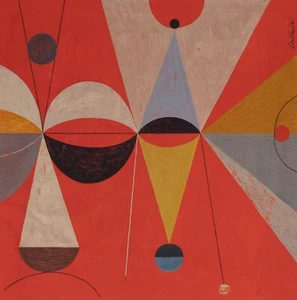 Arte moderno de mediados de siglo: S. Neil Fujita: 1959: impresión artística de calidad de archivo - Imagen 1 de 2