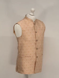 Gilet Uomo Banarsi Crema Pesca Diamante - Foto 1 di 4
