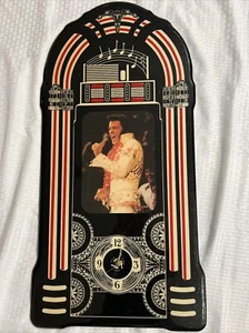 VINTAGE Elvis Presley Wall Clock in Good Working Condition!! (31”H x 15”W) - Picture 1 of 24