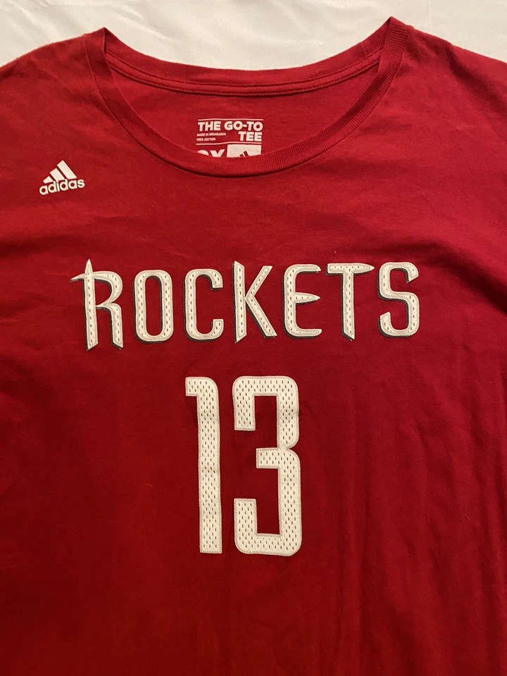 Camiseta deportiva de baloncesto de la NBA Houston Rockets Adidas James Harden 2XL Foto 1 de 4