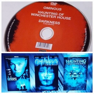 Ominous DVD Horror Set Disc Only 3 Movies Darkness Haunting Of Winchester House - Bild 1 von 3