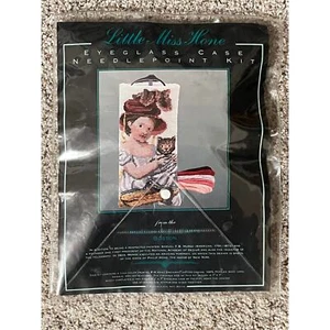 EyeGlass Case Needlepoint Kit Little Miss Hone Museum of Fine Arts Boston - Picture 1 of 6
