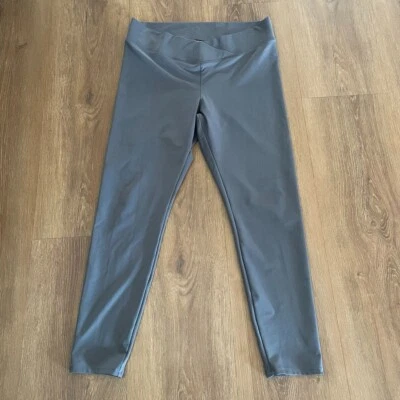 Express Leggings Athleisure High Waist Stretch Gray Large - Image 1 of 4