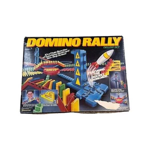 Vintage Domino Rally Deluxe Set 1989 Pressman Toy #9503 - Picture 1 of 10