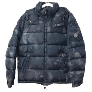 MONCLER Camouflage MAYA (Maya) Hooded Puffer Jacket Gray - Picture 1 of 16