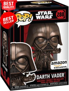 Star Wars Darkside Darth Vader US Exclusive Metallic Pop Vinyl Figure - Picture 1 of 12