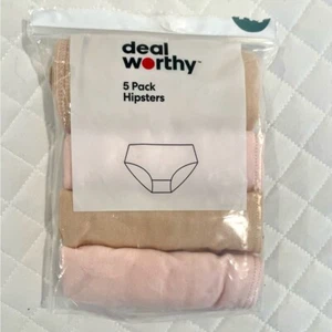 Deal Worthy by Target Girls 5 Pack Hipsters Size Medium (8) - Picture 1 of 2