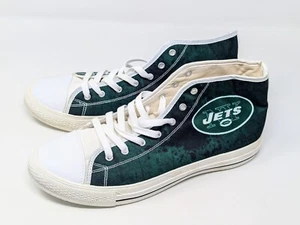 New York Jets High Top Canvas Sneaker's Men's 12 NWOT - Picture 1 of 6