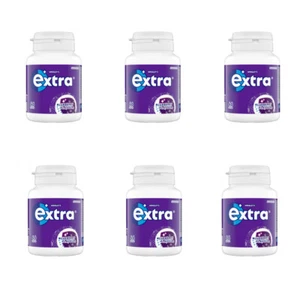 Wrigleys Extra Gum Blueberry Bottle 46 Pieces 64g X 6 Bottles - Picture 1 of 2