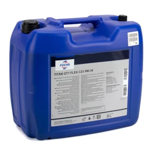 20L FUCHS TITAN GT1 FLEX C23 5W-30 Motoröl BMW LL04 MB 229.31/51/52 VW 505.00/01 - Bild 1 von 2
