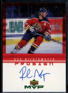 1998-99 Upper Deck MVP ProSign #RN Rob Niedermayer - Picture 1 of 2
