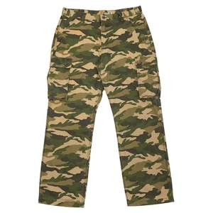 Carhartt Cargo Camo Pants Mens 36 x 32 Relaxed Fit Rugged Carpenter Baggy 100272 - Picture 1 of 3