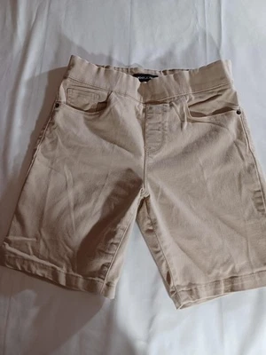 Pantalones Cortos DKNY Jeans Para Mujer Pequeños Beige Bermudas Informales Chinos Verano Foto 1 de 4