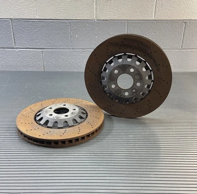 2018-2025 Audi RS5 Coupe 2.9L Front Left And Right Brake Rotor 4M0615301AM OEM - Image 1 of 4