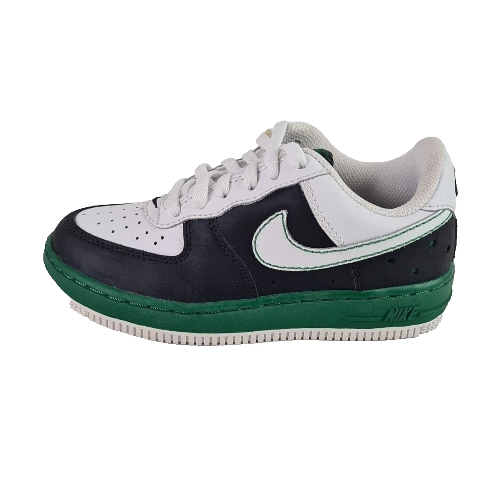 Nike Niños Pequeños AIR FORCE 1 PS 314193 121 Zapatos Atléticos Blanco Negro Talla 12.5 Foto 1 de 4