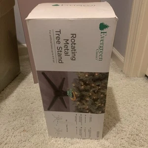 Evergreen Classics Rotating Metal Tree Stand for Artificial Tree Up to 9 Ft - Picture 1 of 4