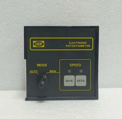 Potenciómetro Electrónico DEIF 103038 E Unidad de Control - Estuche Dañado AVR Gobernador Foto 1 de 4