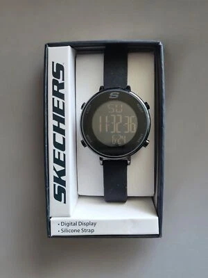 Reloj digital para mujer Skechers Magnolia cuarzo metal/silicona negro Foto 1 de 4